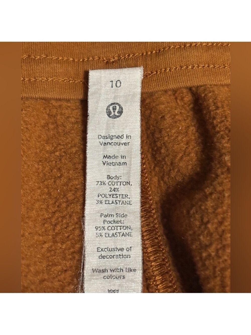 Lululemon Loungeful High Rise 4" Shorts in Butternut Brown size 10 - Picture 11 of 12